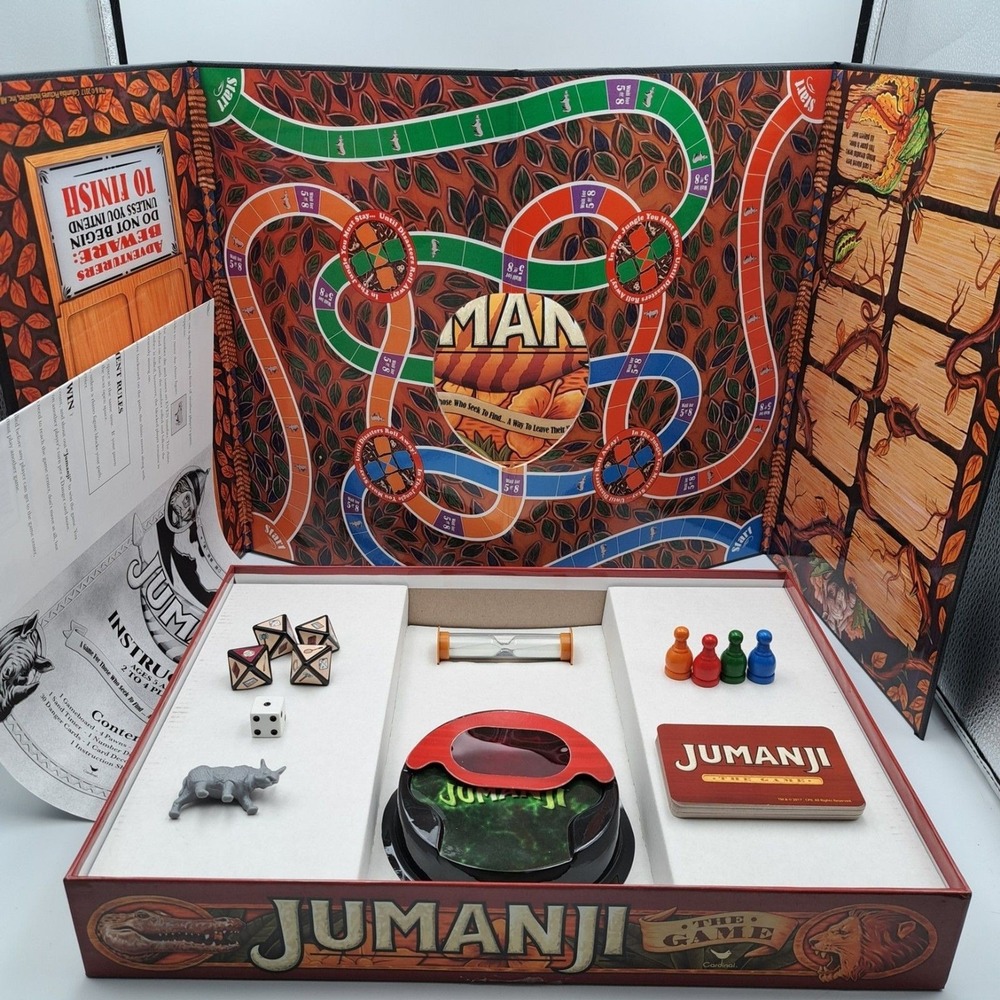 Jumanji 2017 Board Game Complete Spin Master International Cardinal Ind. Inc. - Picture 5 of 10